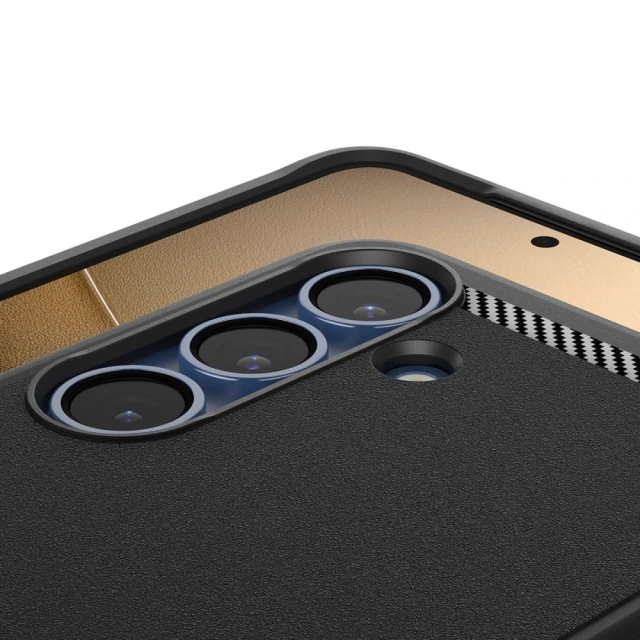 Чохол для Samsung Galaxy S25, матовий чорний, Spigen Rugged Armor MagSafe