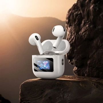 Hoco EW73 TWS biele Bluetooth 5.4 dotykové slúchadlá