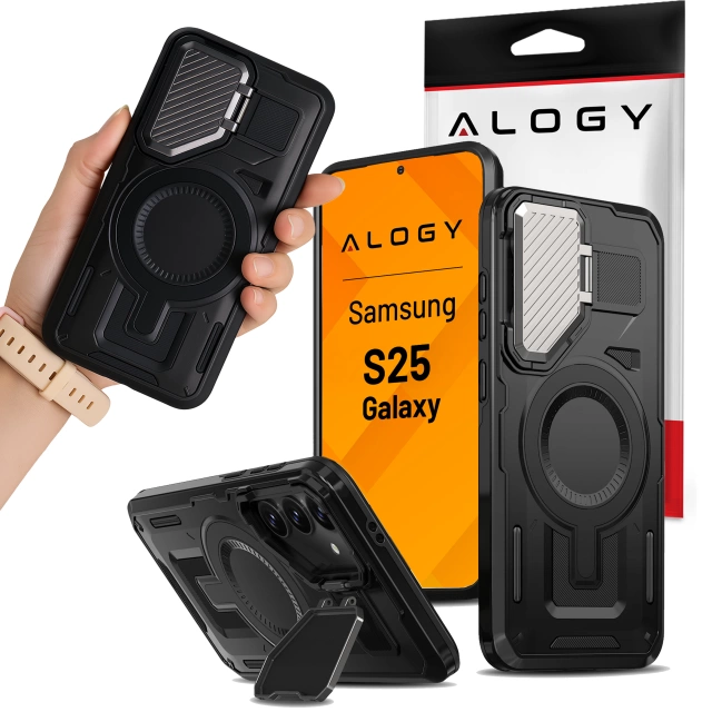 Puzdro pre Apple iPhone 16 Pro Max Alogy Anti-Shock Hybrid Case pre MagSafe Transparent