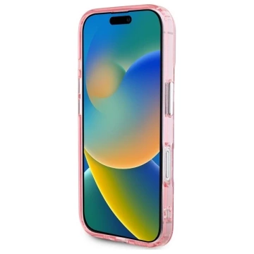 Puzdro Karl Lagerfeld pre iPhone 16 6,1" Pink MagSafe IML Monogram Karl