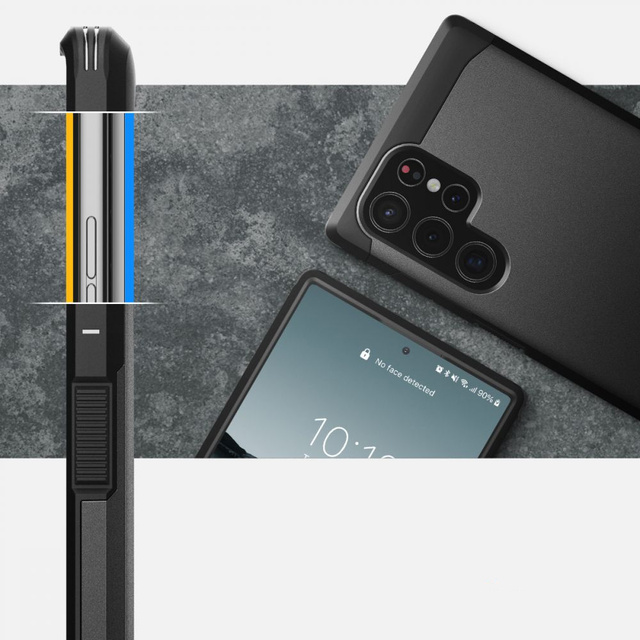 Накладка Spigen Tough Armor для Samsung Galaxy S22 Ultra Black