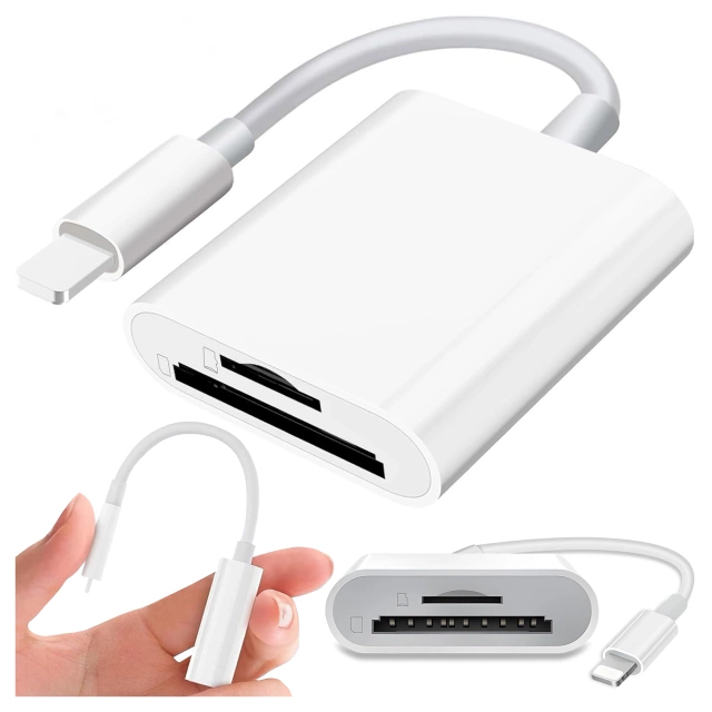 Alogy SD Micro Card Reader for iPhone iPad Lightning Adapter