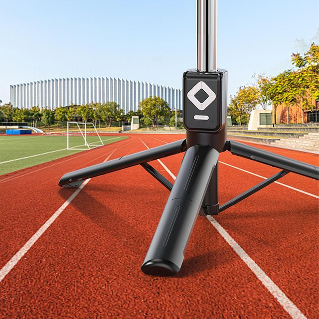 Selfie Stick Phone Holder Tripod Ring LED Tripod with Bluetooth Remote Control Black