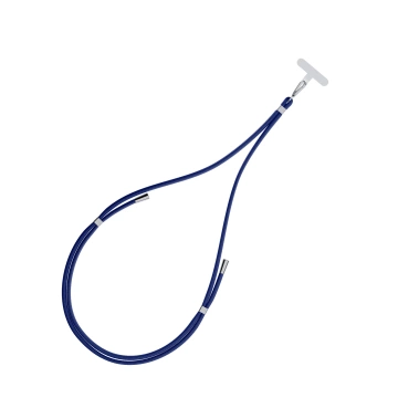 Універсальний шнурок для смартфона 3mk EasyClip Dark Blue (срібний)
