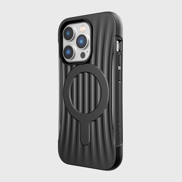 Puzdro Raptic Clutch Built Case na iPhone 14 Pro so zadným krytom MagSafe čierne