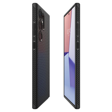 Etui на телефон Spigen Liquid Air для Samsung Galaxy S23 Ultra Matte Black