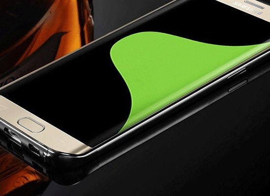Silberne Spiegelhülle für Samsung Galaxy S7 Edge
