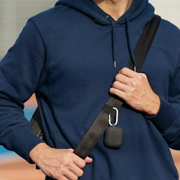 UNIQ puzdro Vencer AirPods 3. gen.Silikónová šedá / uhľovo tmavo šedá