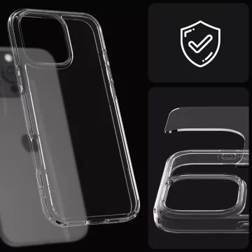 Etui Spigen Ultra Hybrid für Apple iPhone 16 Pro Crystal Clear