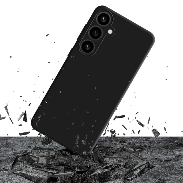 Etui do Samsung Galaxy S25 Schwarz 3mk Matt Case Pro