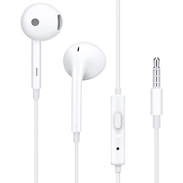 Original OPPO MH156 Jack 3.5mm Stereo In-Ear Headphones White bulk