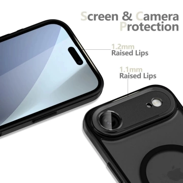 Etui Tech-Protect MagCam MagSafe do iPhone 17 Air, czarny mat