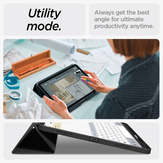 Etui Spigen Urban Fit для Apple iPad Air 13 2024 Black