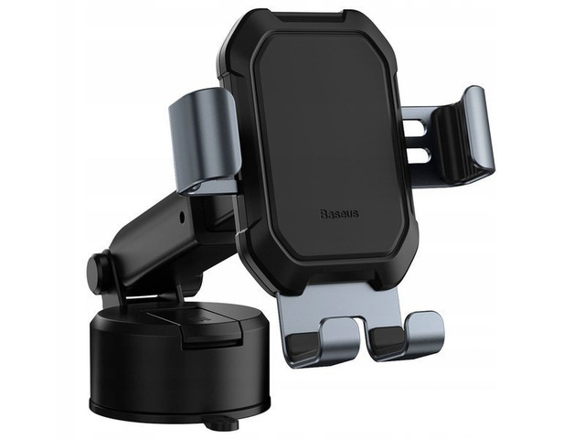 Baseus Tank gravitational phone holder for the glass board Black