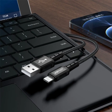 Acefast kabel MFI USB - Lightning 1,2m, 2,4A černý (C1-02 černý)
