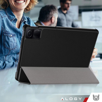 Case for Xiaomi Redmi Pad SE 2023 11" Smart Case Cover with Flip Housing Case Alogy Black Glass