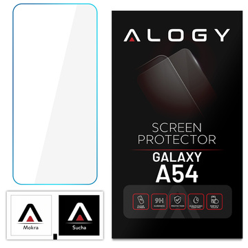 Ploché tvrdené sklo 9H Alogy Screen Protector PRO ochranná fólia na displej Samsung Galaxy A54 5G