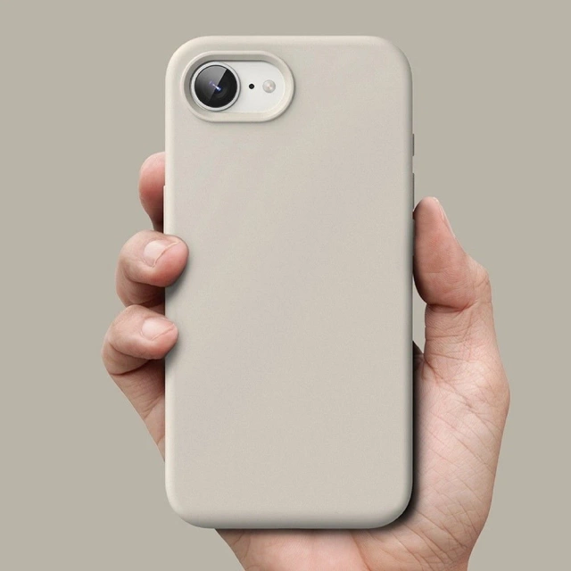 Силіконовий магнітний чохол MagSafe для iPhone 16e, камінь