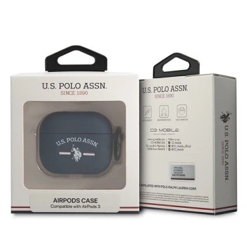 Protective case for US Polo headphones for Apple AirPods 3 navy blue
