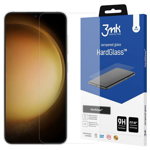Загартоване скло для Samsung Galaxy S24 3mk HardGlass для екрану телефону 9H