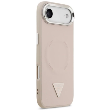 Etui Guess Triangle Logo MagSafe na iPhone 17 Air - Różowe