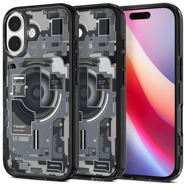 Etui Ochronne do iPhone 17 Spigen Ultra Hybrid Mag MagSafe Zero One Czarny