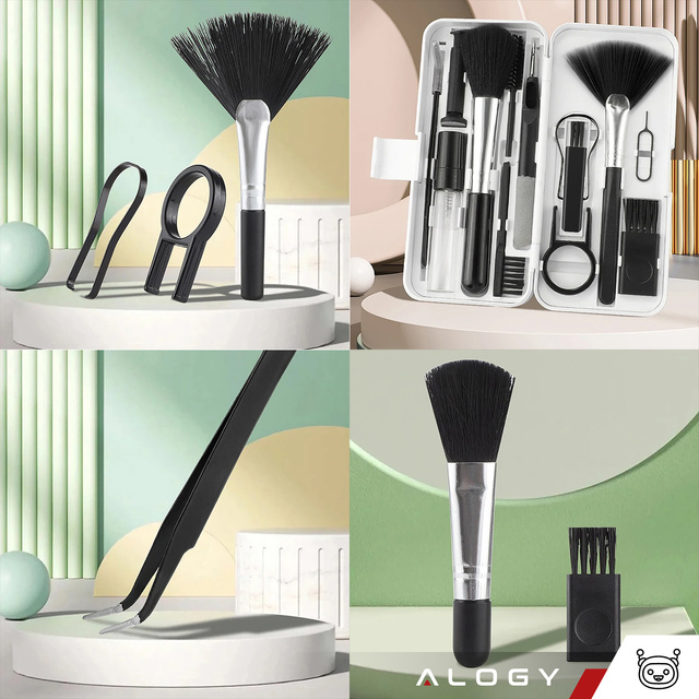 Sada na čištění klávesnice sluchátek 18 v 1 multifunkční kartáč SIM Key Cleaner Alogy Set
