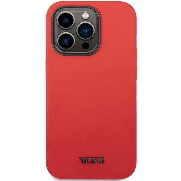 Tumi Liquid Silicone Hardcase für iPhone 14 Pro rot/rot