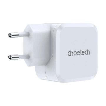 Choetech PD8007 45W USB-C Power Delivery Wall Charger White