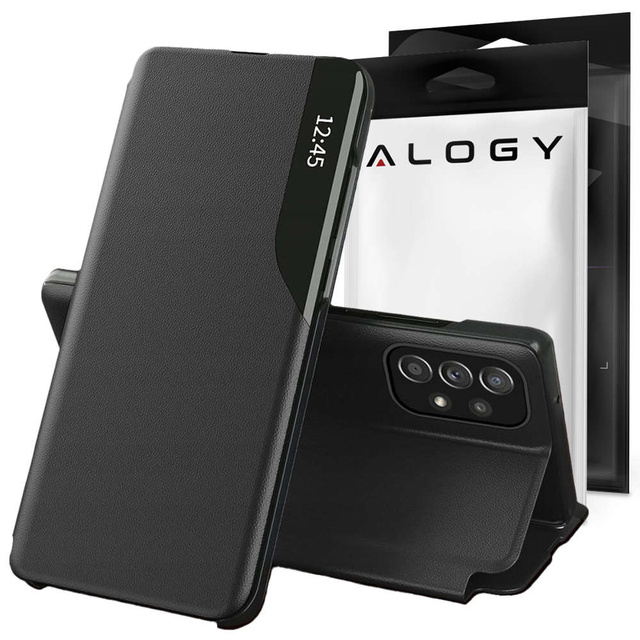 Alogy Smart View Cover Leather Wallet for Samsung Galaxy A13 4G/LTE Glass