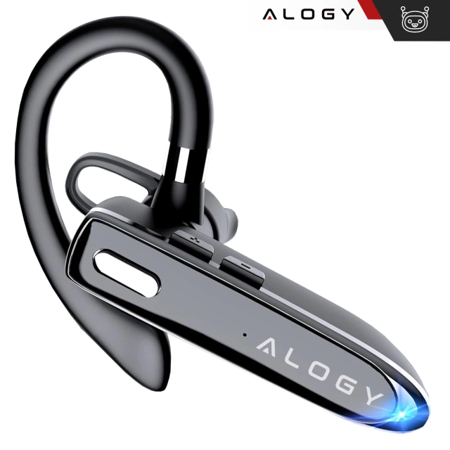 Kabelloses Headset für Bluetooth 4.0-Anrufe, Auto-Headset mit Display V8 Schwarz