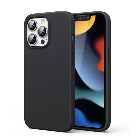 Гумовий гнучкий силіконовий чохол Ugreen Protective Silicone Case для iPhone 13 Pro чорний