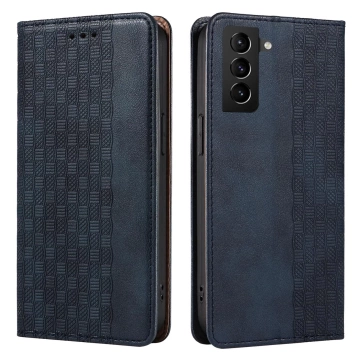 Magnet Strap Case Case pro Samsung Galaxy S22 (S22 Plus) Pouch Wallet Mini Lanyard Pendant Blue