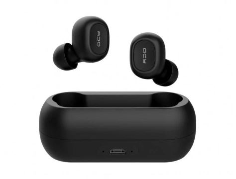 TWS QCY T1C headphones (black)