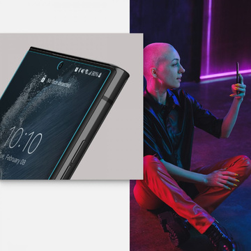 2 гідрогелеві плівки Full Spigen Neo Flex для Samsung Galaxy S22 Ultra