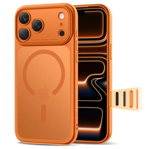 Etui Ochronne do iPhone 17 Pro Tech-Protect MagPeak MagSafe Cosmic Orange