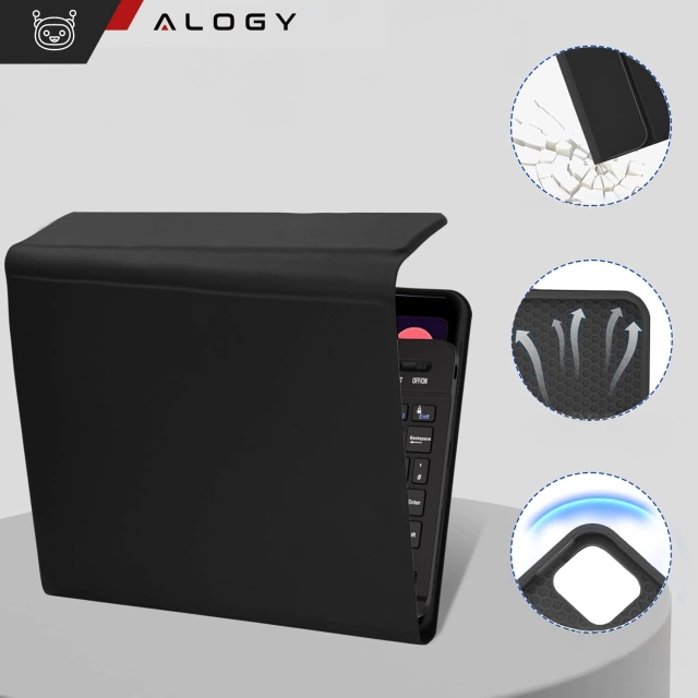 Case for iPhone 14 Pro Mag Safe Matt Case Cover matte Alogy Ring armored phone case Black