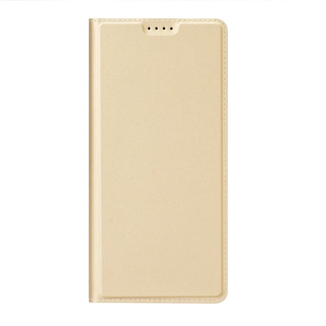 Puzdro Dux Ducis Skin Pro pre Xiaomi Redmi Note 12 Cover Flip Card Wallet Stand Gold