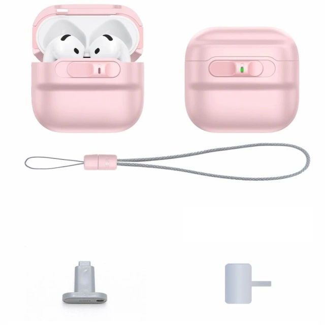 Etui ESR Pulse HaloLock MagSafe do AirPods 4 Różowe