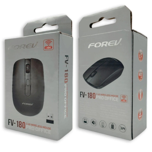 Бездротова миша Forev FV-180 Black Business USB