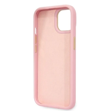 Phone case Guess GUHCP14MHGCRHP for Apple iPhone 14 Plus 6.7" pink/pink hardcase Croco Collection