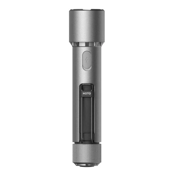 HOTO QWSDT005 Tactical Flashlight, 2300lm, IP68, 3100mAh, USB-C