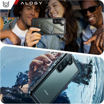 Чохол для Samsung Galaxy S23 Plus Armored Waterproof IP68 360 Armor Case Built-in Glass Alogy Black