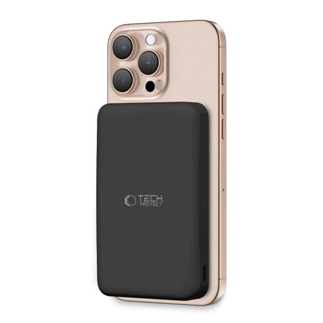 Powerbank Tech-Protect PB24 LifeMag Qi2 MagSafe 10000mAh Czarny