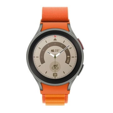 NYLON PRO SAMSUNG GALAXY WATCH 4 / 5 / 5 PRO (40 / 42 / 44 / 45 / 46 MM) ОРАНЖЕВИЙ