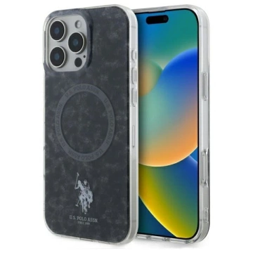 US Polo iPhone 16 Pro 6.3" Case Black Ring MagSafe
