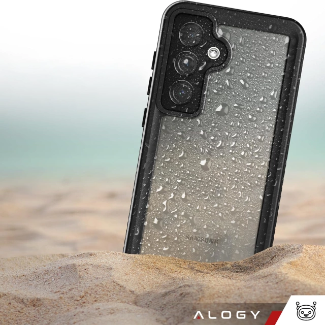 Etui Wodoodporne do Samsung Galaxy S25 Alogy HydroArmor™ IP68 Case z przezroczystym tyłem Pancerna obudowa 360