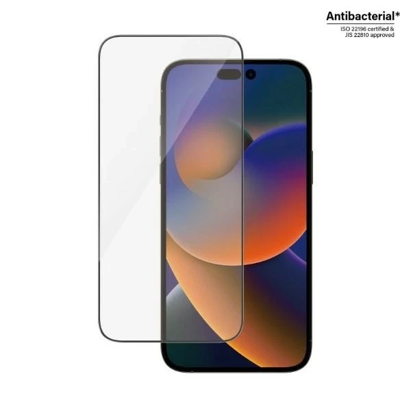PanzerGlass Ultra-Wide Fit pro iPhone 14 Pro Max 6,7" Antibakteriální ochrana obrazovky 2774