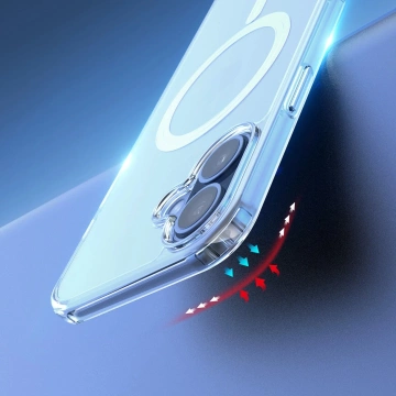 Etui MagSafe do iPhone 16 Dux Ducis Clin Mag Przezroczyste