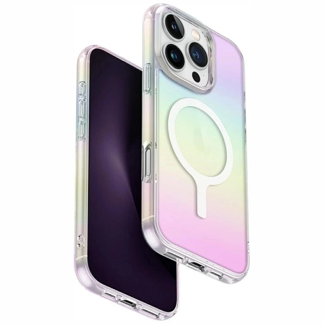 Etui do iPhone 16 Pro Max UNIQ Iridescia MagClick Holograficzne